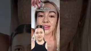 500 Dots Foundation Challenge, Because Why Not? | Nykaa TV #makeupchallenge #shorts