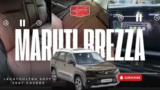 Maruti Brezza Reimagined: Legato Premium Leatherette Seat Covers Installed #legatoseatcovers