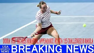 Donna Vekić secures semi final appearance at WTA 125 Challenger in Manila