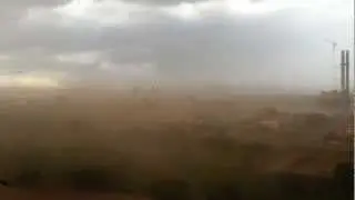 Sand storm in abuja nigeria