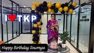 Dr. Sowmya Birthday Celebration 🥳@ TKP MULTI-SPECIALITY DENTAL HOSPITAL 💞🎊🎉