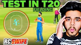 TEST FIELD IN T20 MATCH First Time In History Real Cricket Swipe