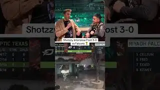 Shotzzy Interview After 3-0 vs Falcons on LAN 🤯