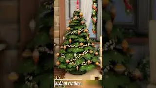 Customizing your Sims 4 Christmas Tree + Basegame Christmas Tree Tutorial | #Short #Shorts