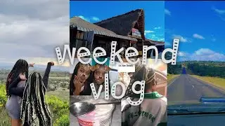 WEEKEND VLOG/hair/nails/Road trip /snack...
