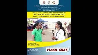 Flash Chat with Priya Thakur, Gold Medal-400 Mts, Chandigarh University | 85th AIU Championship