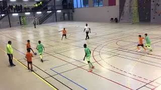 U11 AF EPINAY - FC SOLITAIRES (1-0) - PART 1/3 - Finale Tournoi Futsal COURCOURONNES