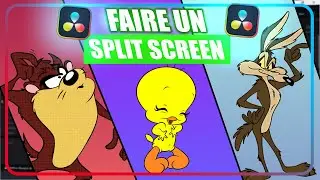 Diviser l'&eacute;cran  (split screen) : Tuto DaVinci resolve #11