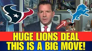 💥🥳 NFL'S TOP SIGNING!!! FRONT OFFICE ANNOUNCES TODAY!! LIONS NEWS TODAY! Lions News