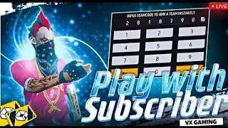 🔥 Playing Free Fire With Subscribers LIVE | Checking Your FF IDs | Join Fast! 🔥
