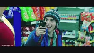 SHAZAM (bullet proof scene) In store with thief's