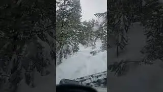 Plowing a big storm.
