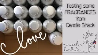 TESTING FRAGRANCES FROM CANDLE SHACK IN COLD PROCESS SOAP