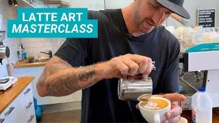 Free Pour Latte Art: Master the Rabbit Pattern with a Pro Barista