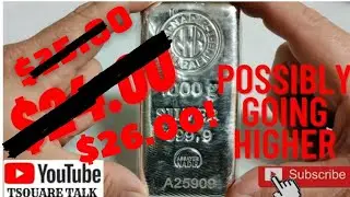 $26 SILVER! SILVER CONTINUES TO CLIMB #preciousmetals #silver  #silverstacking #shtf #999 #bullion