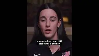 Caitlin Clark on What It Means to Be Part of Team USA 🇺🇸 #caitlinclark #wnba #shorts