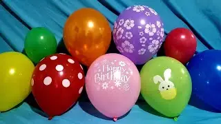 FUN SPRING BIRTHDAY BALLOONS POP!!!