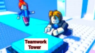 I play teamwork Tower in roblox #comedy#video #edit 