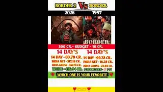 Border 2  Vs  Border #shortsfeed Sunny Deol Barun Dhawan #viral Box Office Collection