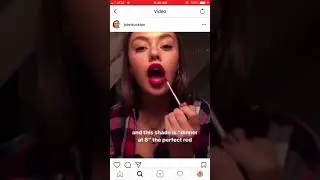 LONDON MODEL MILLIE HANNAH PROMOTES JOHN KUCKIAN COSMETICS | DELETED IG VIDEO