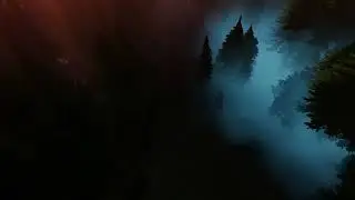 Dark Forest at sunset D&D animated map