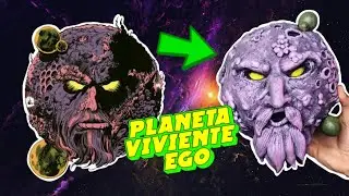 I make Marvel's Planet Ego with dry moldable foam.