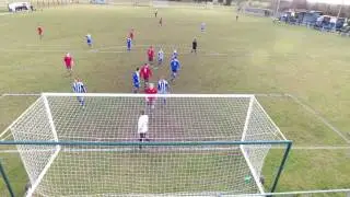 Jamie Merralls free kick save v Stansted FC