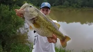 I Didn't Think It Was THAT Big - Rattletrap Pond Bass Fishing