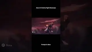 AI-Generated Anime Battle: Saber vs Yuji | Sora 2 Tech Showcase