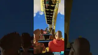 ZUES vs THOR Mobius Style Dueling RMC! #planetcoaster2 #rollercoaster #gaming