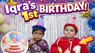 Celebrating Iqra's First Birthday: The Ultimate Baby Birthday Bash! 🎂