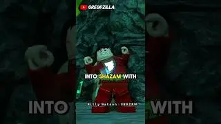 SHAZAM TRANSFORMATION EVOLUTION IN LEGO GAMES #videogames #legobatman #lego