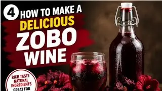 Как приготовить чистое вино Zobo #diy #zobodrink #zobowine #healthydrink