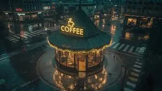 Christmas in the City 🌆 Cozy Caf&eacute; Lofi to Study & Escape