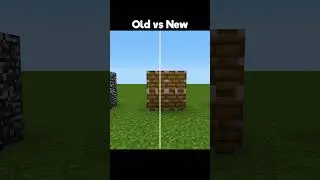 Minecraft Old vs New Texture..😯