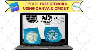 Создавайте простые трафареты бесплатно с помощью Canva и Cricut Design Space! #cricut #canva