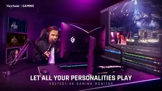 Let All Your Personalities Play - ViewSonic Gaming XG275D1-4K | 27