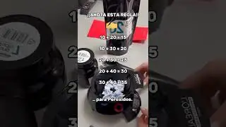 C&oacute;mo combinar Per&oacute;xidos