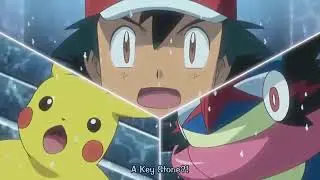 Ash Greninja vs Mega Abomasnow Pokemon XYZ episode 29 English Sub