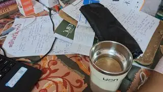 Study with me part 1 , with No background music 