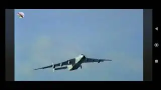 impressive antonov 225 mriya display at Farnborough 1990