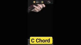 Guitar 3d View-C chord kaise bajaye #shortvideo #3d #viralvideo