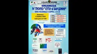 14° TRFEO CITTA' DI SAN GEMINI GARA REGIONALE A COPPIA CAT. A B C D BOCCIODROMO S. GEMINI 5 OTTOBRE