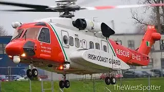 *My Last S92 At LKHOS* Irish Coast Guard EI-ICG Letterkenny University Hospital 10th December 2025