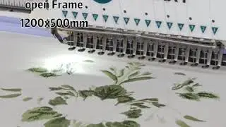 Intelligent Single Head with Extended Frame Embroidery Machine