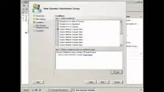 Создание динамической группы рассылки в Exchange 2007