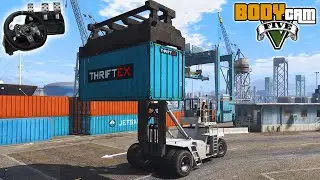 GTA V STORY [11] - First Person Perspective | Steering Wheel | Immersive Virtual Life in Los Santos