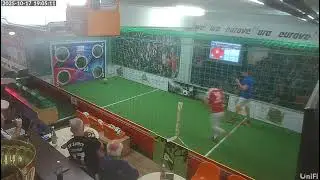 Spannend Schlussphase in der Centerball Soccer Trophy League, Baumann Thomas vs Schlehuber Tobias
