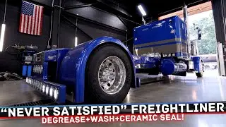 We washed a sweet Freightliner