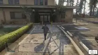 GTA V  - Paleto Bay Sheriff Office (Free Fall Glitch)